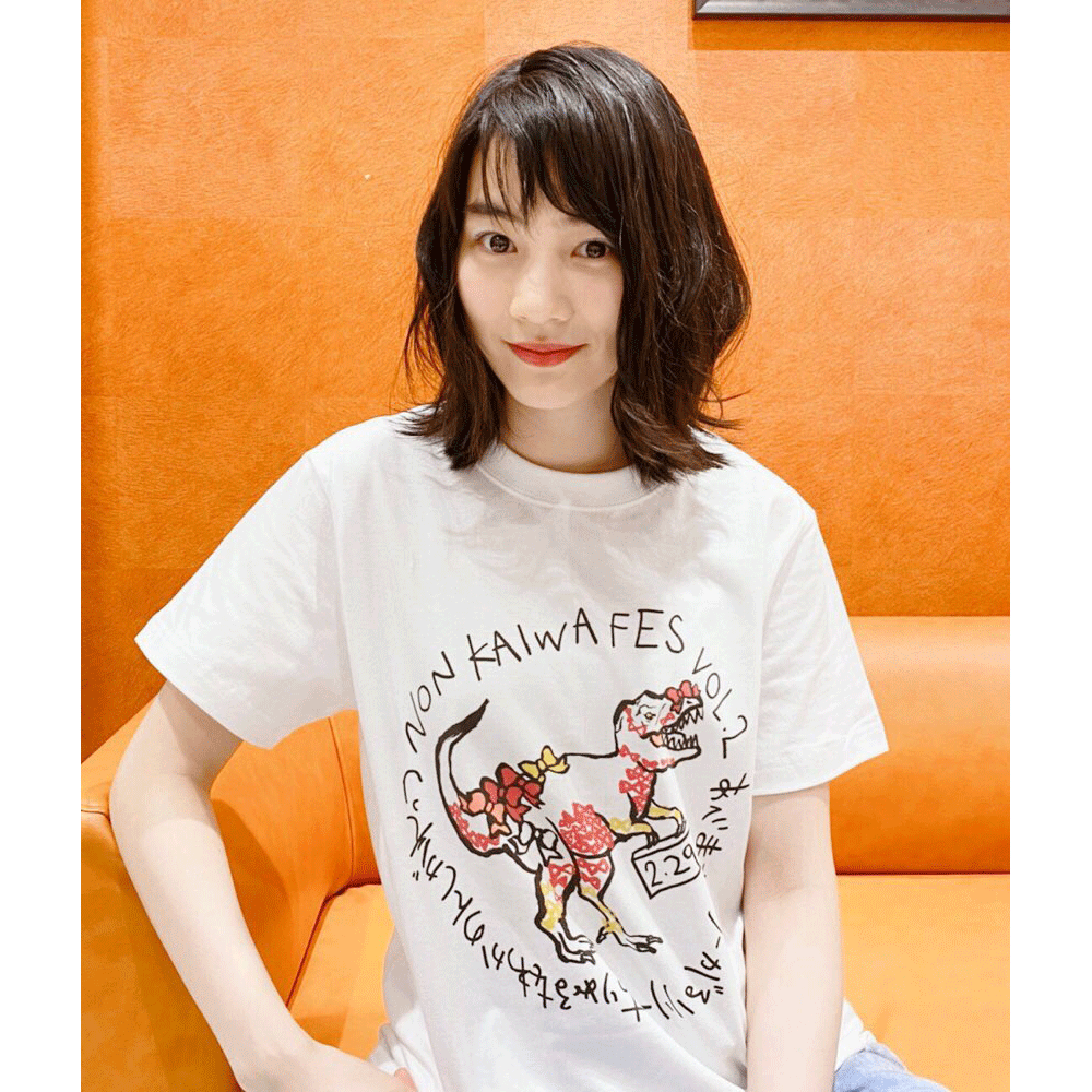 NON KAIWA FES vol.2オコリボンTシャツ ホワイト