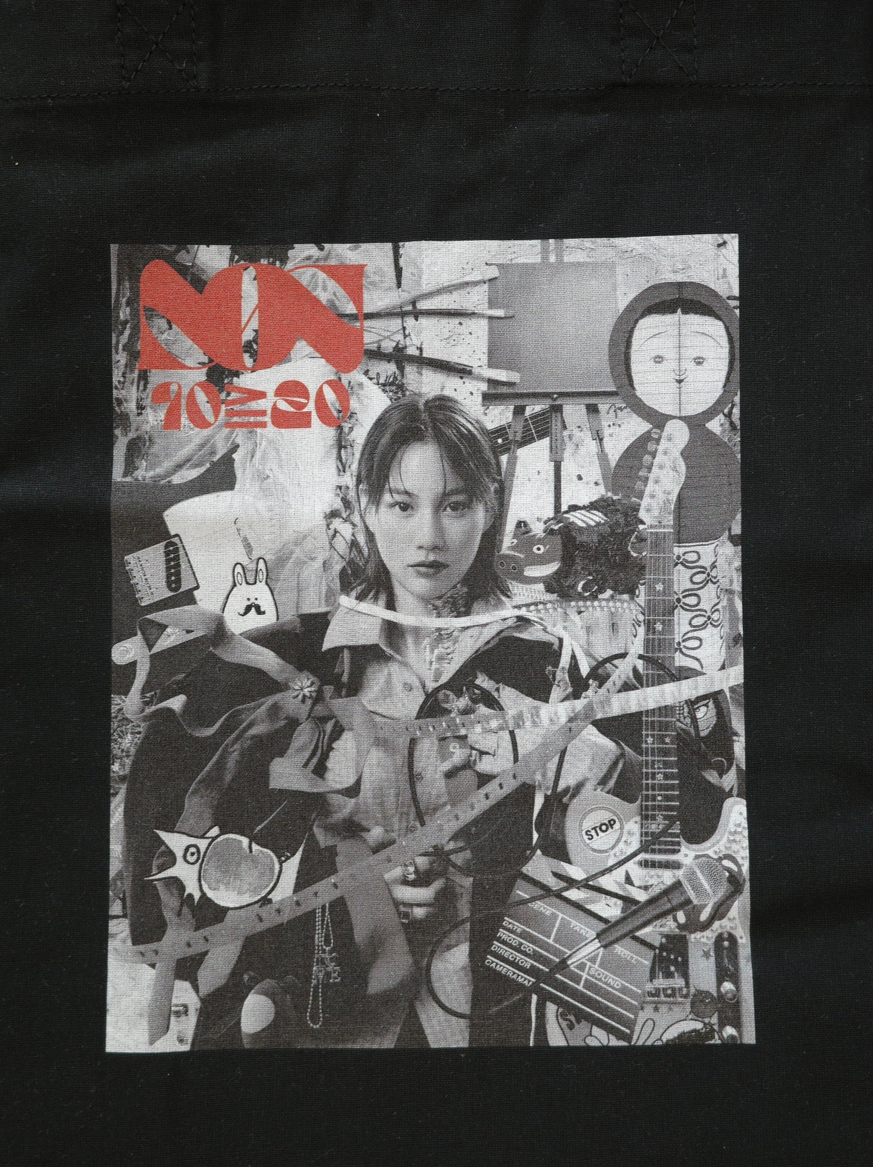 のん10≧20ビジュアルトートバッグ（BLACK／WHITE） – NON GOODS SHOP